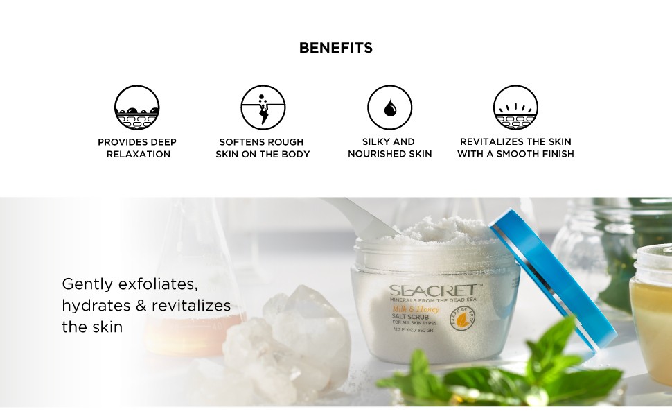 SEACRET Salt Scrub Benefits